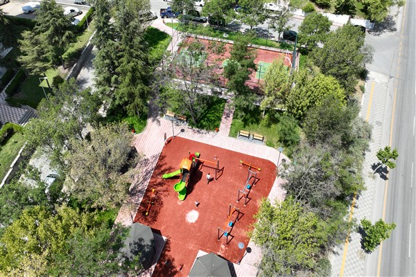 Onur Parkı yenileme çalışmaları tamamlandı