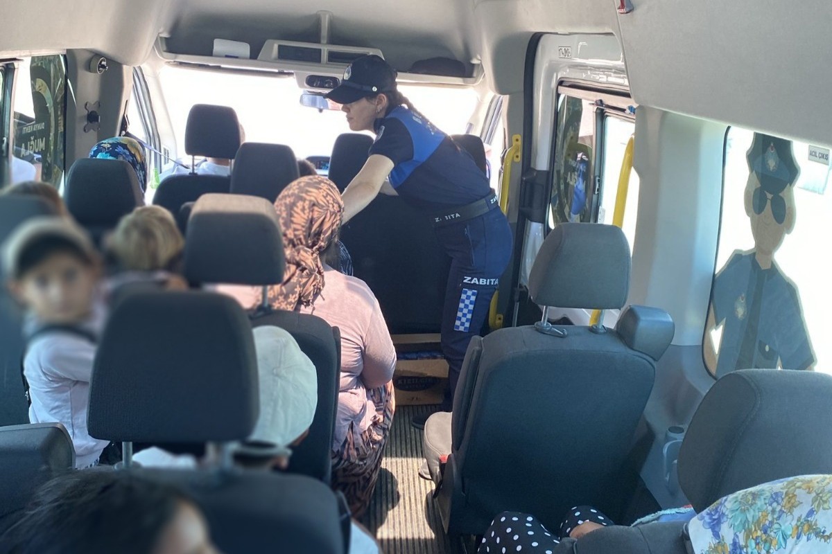 Muğla Büyükşehir Belediyesi zabıta ekiplerinden dilenci denetimi