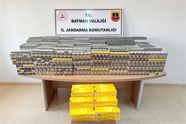 Batman’da 8 bin 940 paket sigara ele geçirildi