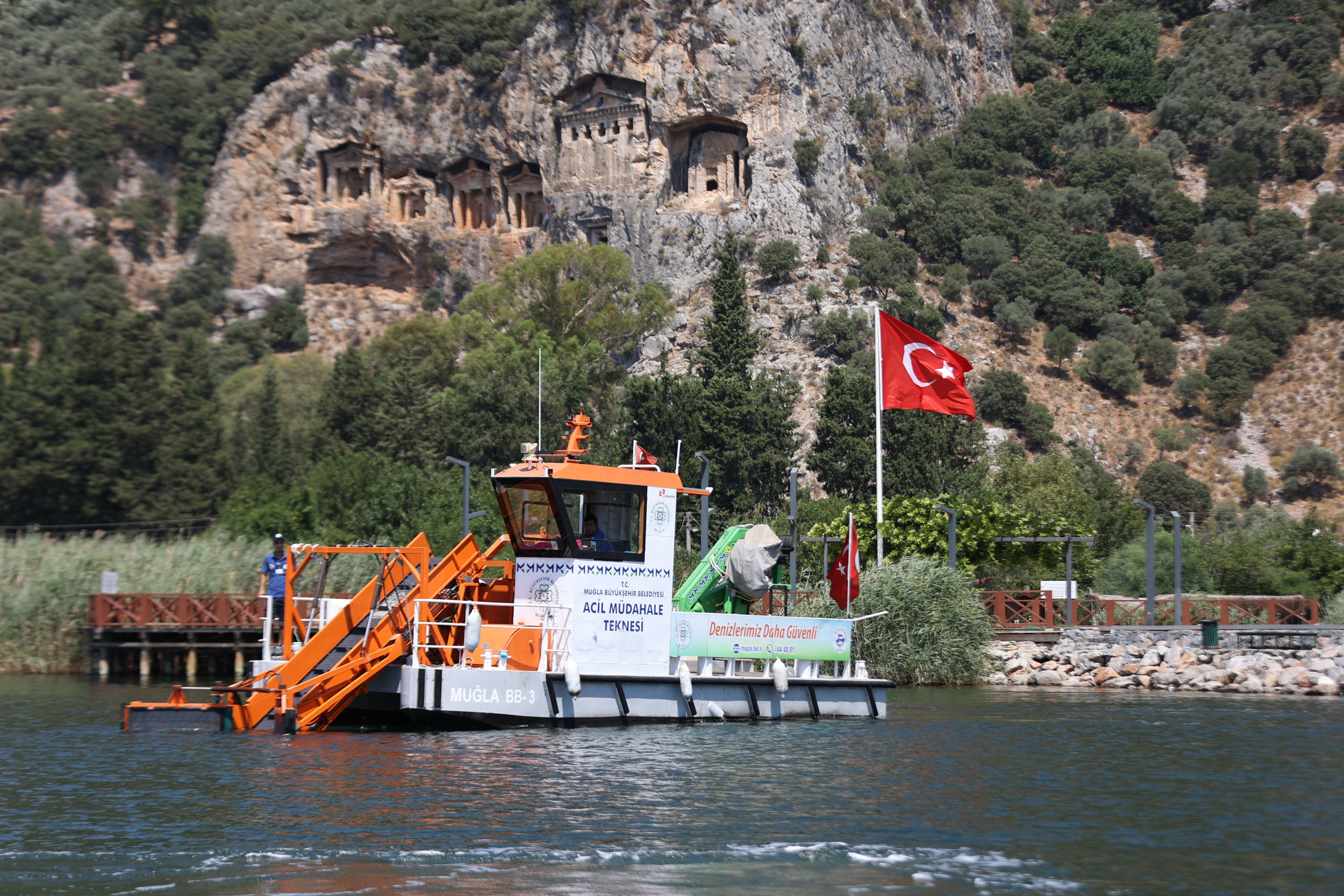 Caretta Caretta’lara mavi koruma MUĞLA BB-3 görevde