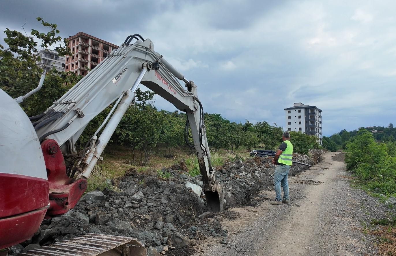 Karşıyaka Mahallesinde 4 bin 600 metrelik içme suyu çalışmasında sona gelindi