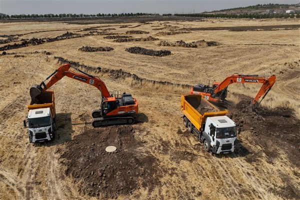 Mezopotamya Kent Parkı’nda çalışmalar başladı