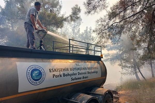 Eskişehir’den Bursa yangınına destek