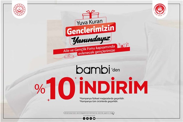 Bambi Yatak, yeni kampanyasıyla  yuva kuran gençlerin yanında