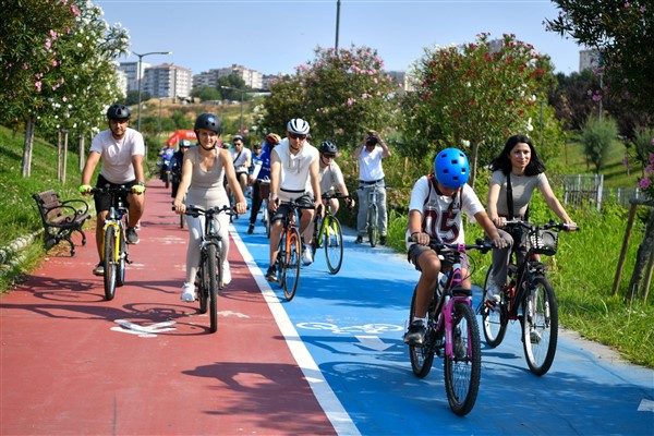 Beylikdüzü’nde pedallar sağlık yaşam için döndü