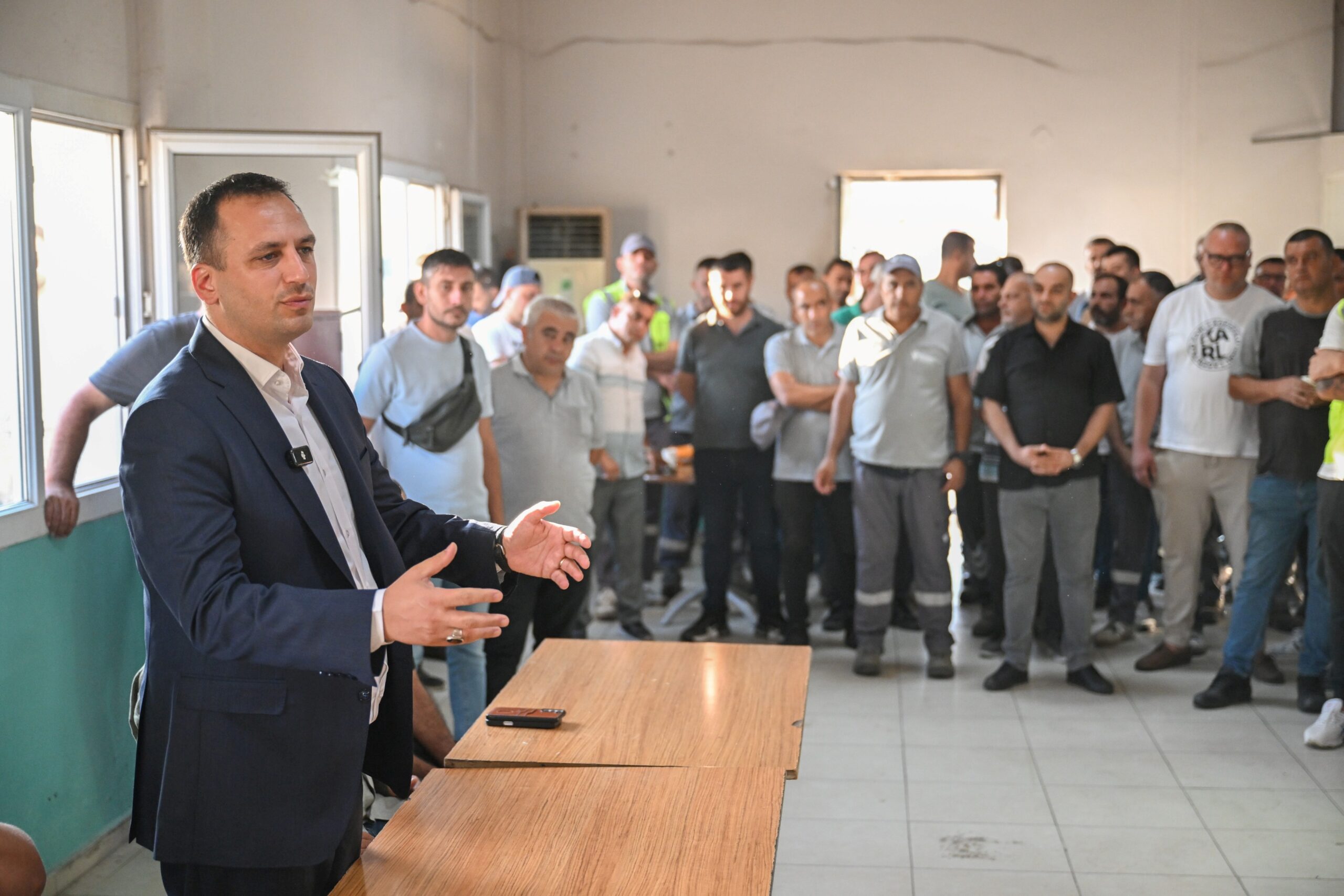 Başkan Eşki’den yangın söndürme çalışmalarında yer alan belediye çalışanlarına ziyaret