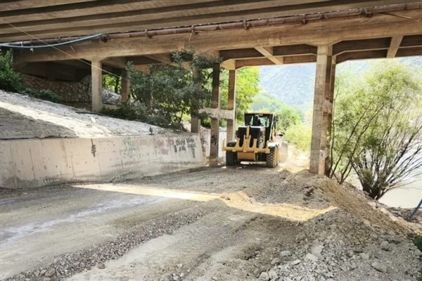 Tunceli’de doğayla iç içe yeni yol projesi