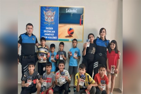 Erzincan’da öğrencilere güvenlik eğitimi verildi