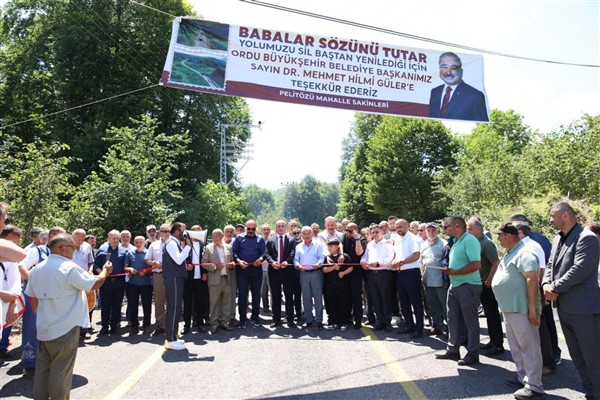 Aybastı Pelitözü Mahallesi’nde asfalt çalışmaları tamamlandı
