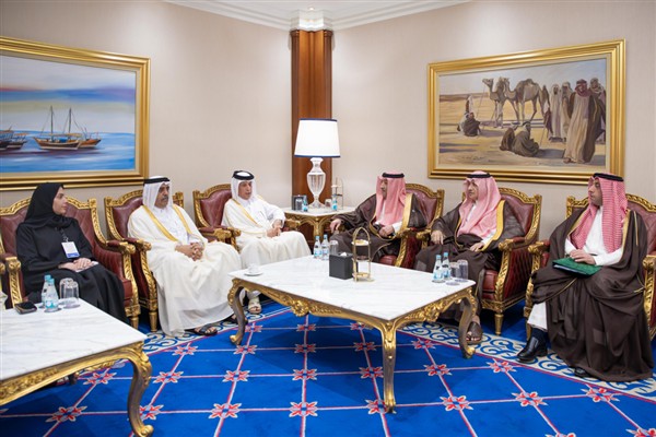 El Muraikhi, Suudi Arabistan Dışişleri Bakan Yardımcısı El Hurayji ile görüştü