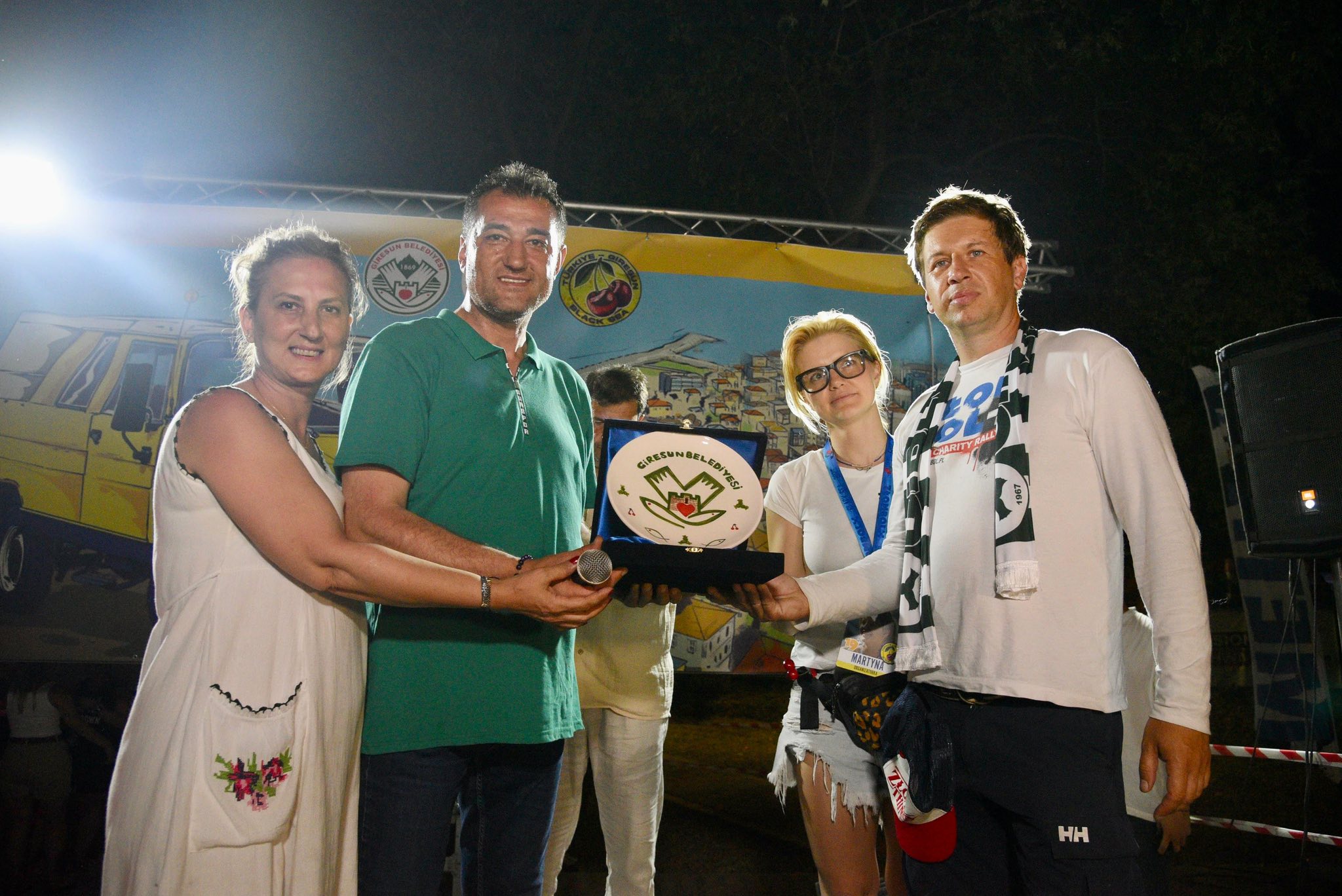 Złombol Rallisi katılımcıları, Giresun’da kamp kurdu