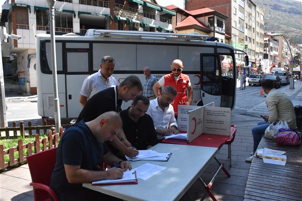 Gümüşhane Belediyesi’nden kan bağışı kampanyası