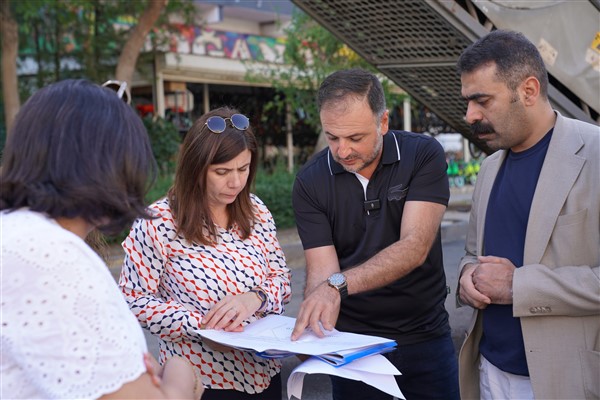 DBB Eş Başkanları, Selahaddin Eyyubi Bulvarı’ndaki çalışmayı inceledi