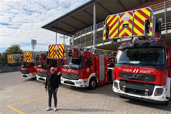 Bursa İtfaiyesi yeni filosuyla güçlendiriliyor