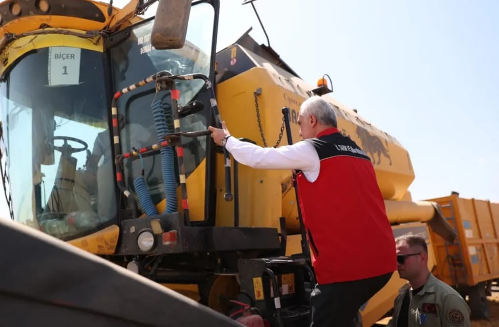 Muş Ovası’nda buğday hasadı başladı