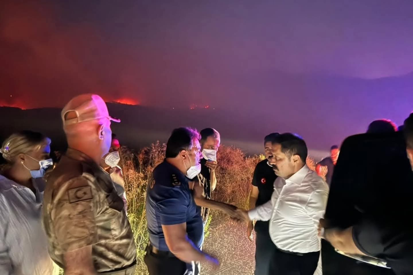 Sınır yangını kontrol altına alındı