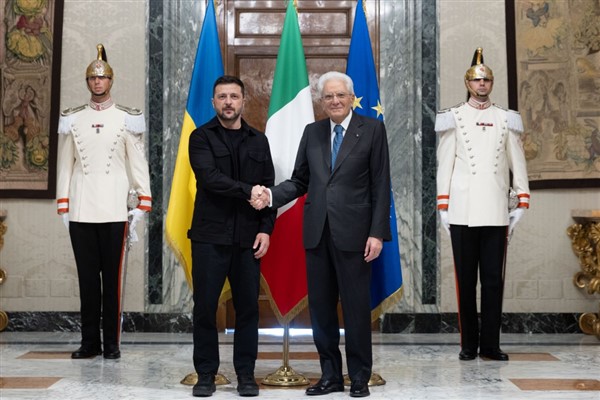 Zelenski, İtalya Cumhurbaşkanı Mattarella ile görüştü