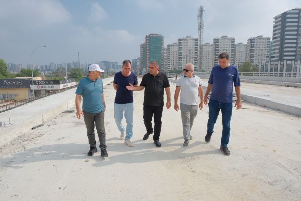 Geçer, Öğretmenler Bulvarı Otoban Bağlantısı Köprülü Kavşağı çalışmalarını denetledi