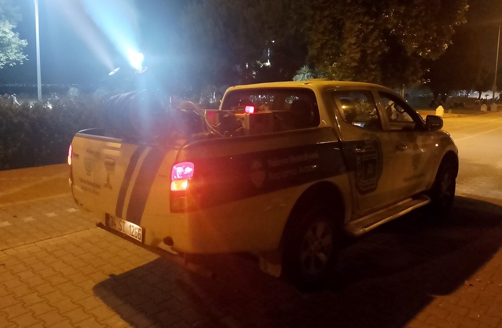 Yalova Belediyesi, ilaçlama çalışmalarını sürdürüyor