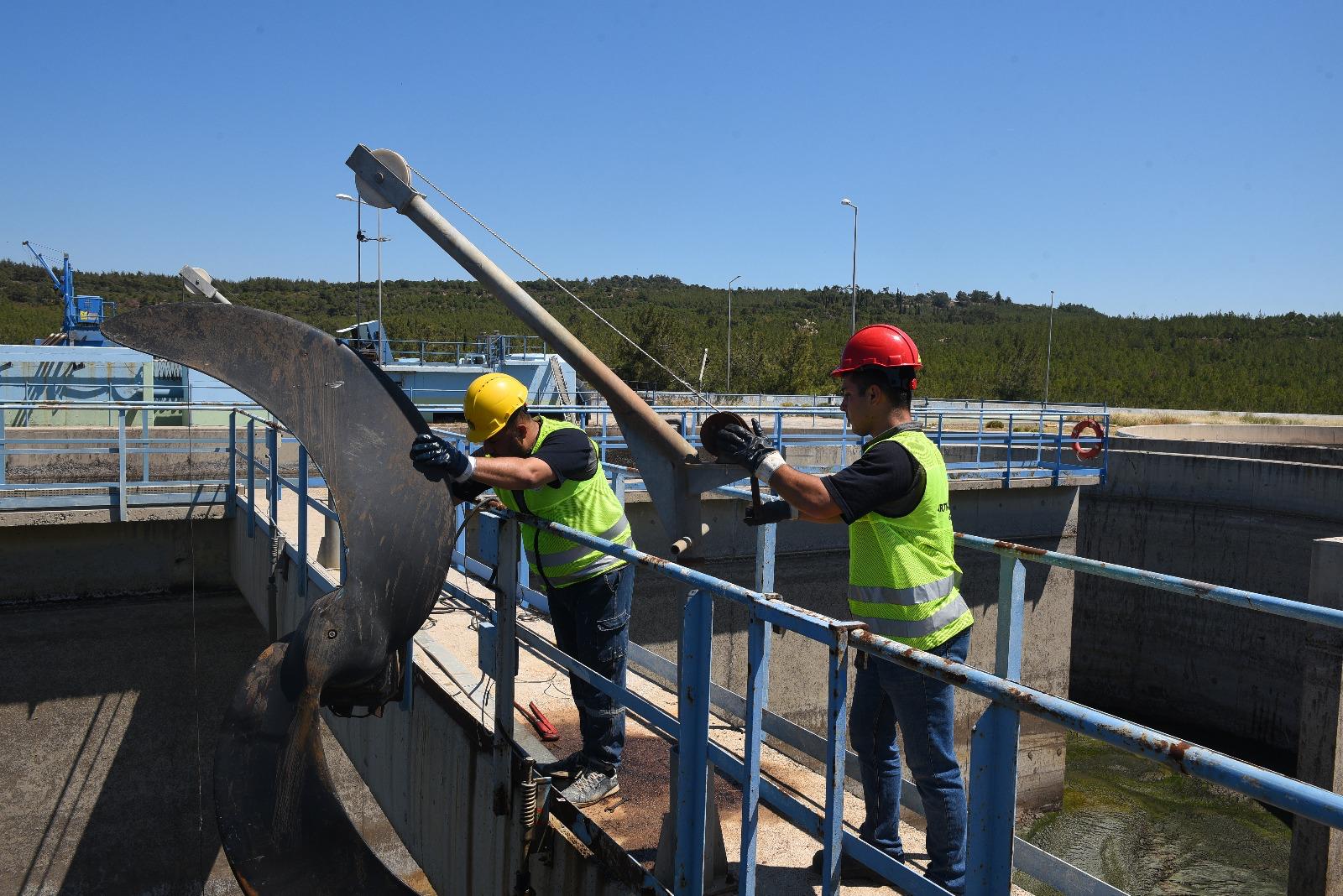 BASKİ, Atıksu Arıtma Tesislerine detaylı bakım yapıyor
