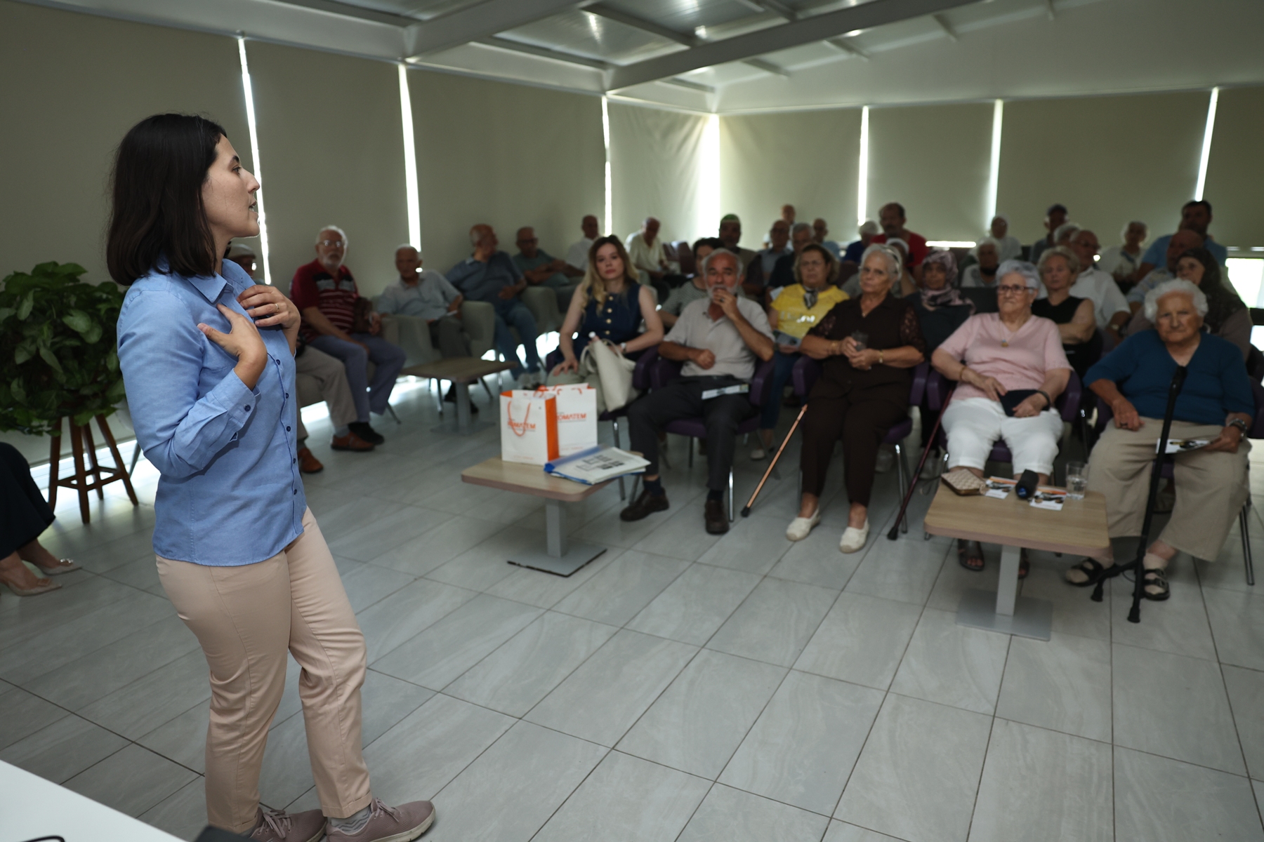 Nilüfer’de yaşlılara egzersizin önemi anlatıldı