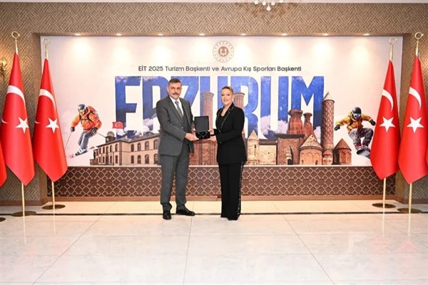 Cebeci’den Erzurum Valisi Çiftçi’ye veda ziyareti