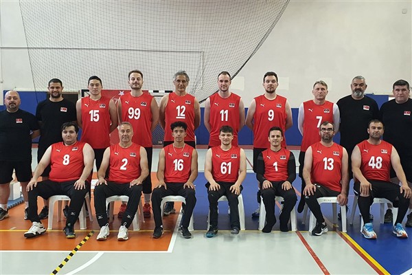Oturarak Voleybol Erkek Milli Takımı, hazırlık kampını tamamladı