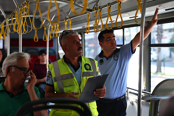 Antalya Büyükşehir Belediyesi’nden toplu ulaşım araçlarına yaz denetimi