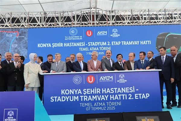Stadyum-Şehir Hastanesi Tramvay Hattı 2. Etabının temeli atıldı