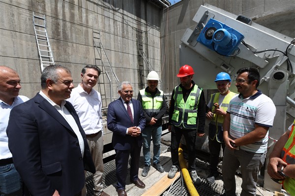 Başkan Büyükkılıç, KASKİ’nin çalışmalarını inceledi