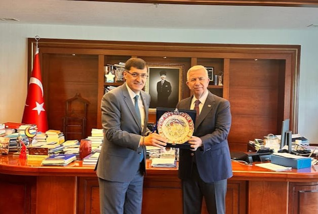 Başkan Kahveci’den ABB Başkanı Yavaş’a ziyaret