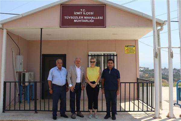 İzmit Belediyesi’nden muhtarlara ziyaret