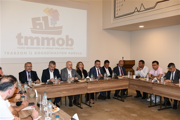 Başkan Genç, TMMOB Trabzon İl Koordinasyon Kurulu toplantısına katıldı