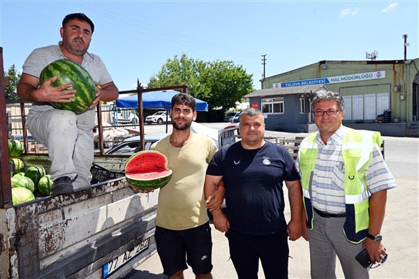 Yalovalılar, yaz aylarında ‘karpuz’u tercih etti