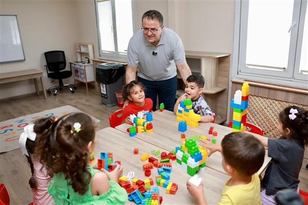 Başkan Gökçe, Senin Yuvan Kreş ve Gündüz Bakımevi’ni ziyaret etti