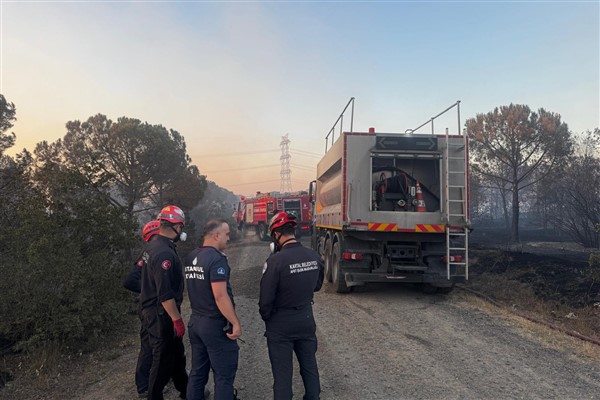 Kartal Belediyesi’nden Silivri’deki yangınla mücadeleye destek
