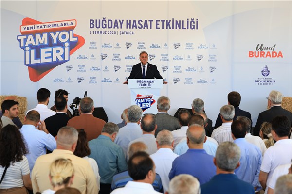 İBB’den yerli buğdaya destek ve deneme hasadı