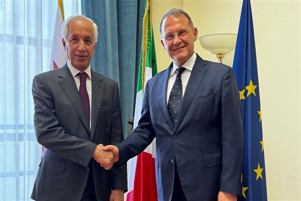 Al Muraikhi, İtalya Dışişleri Bakan Yardımcısı Cirielli ile görüştü
