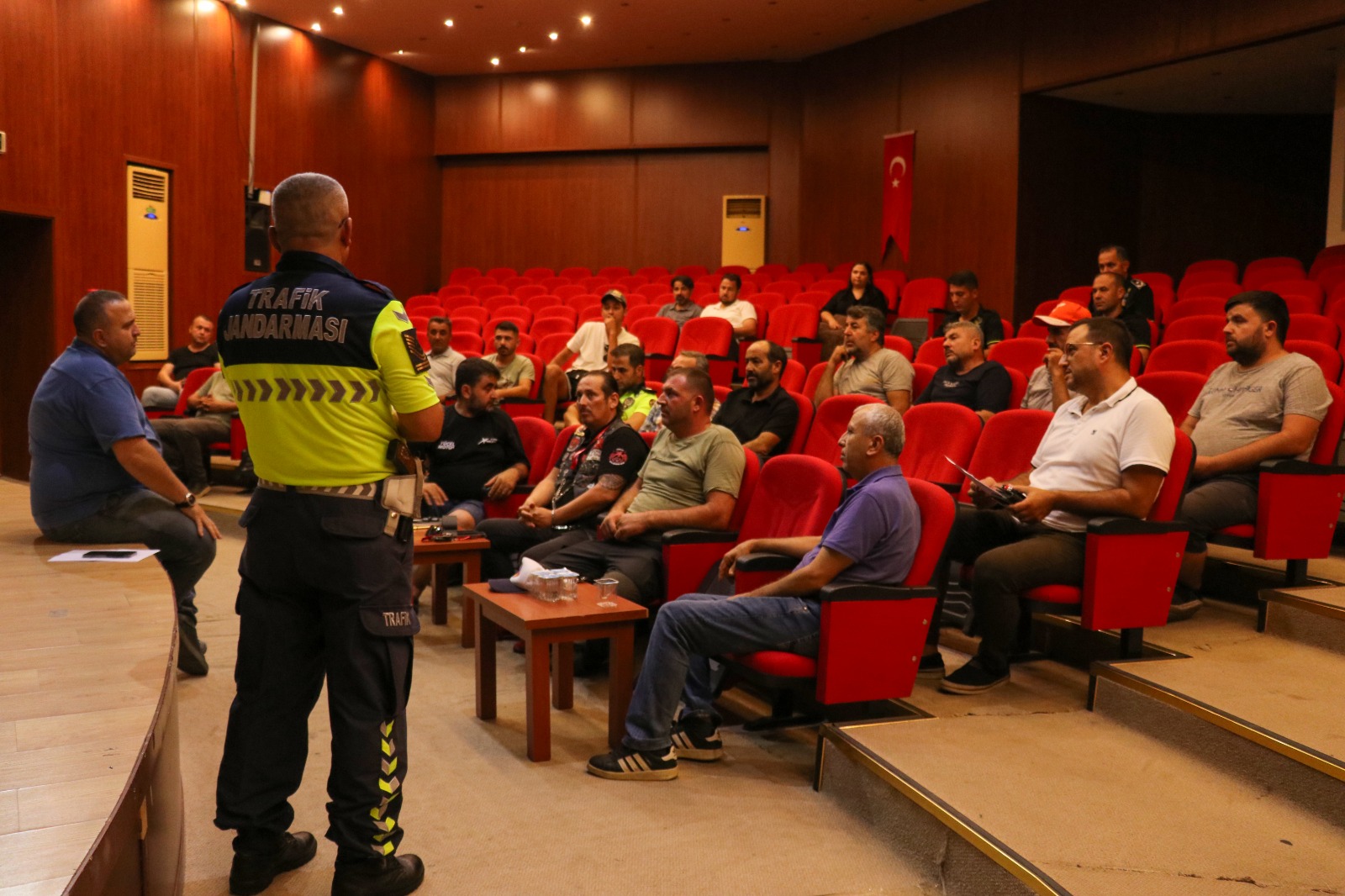 Gazipaşa’da motosiklet kazalarına karşı ortak akıl toplantısı gerçekleştirildi