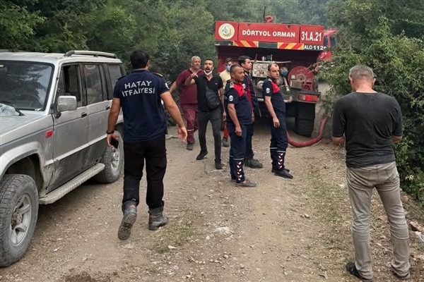 Dörtyol’da orman yangını