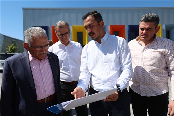 Başkan Büyükkılıç’tan Alzheimer Merkezi inşaatına inceleme