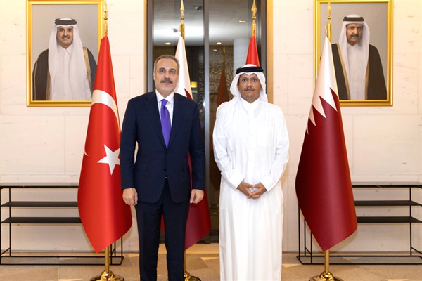 Al Sani, Türkiye Cumhuriyeti Dışişleri Bakanı Fidan ile görüştü