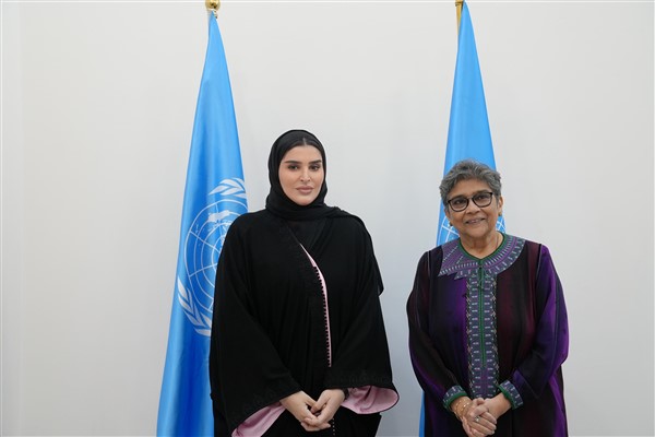 Al Misnad, BM Genel Sekreter Yardımcısı Fatima ile görüştü