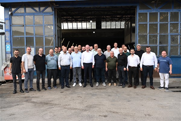 Başkan Karabatı sanayi esnafıyla kahvaltıda buluştu