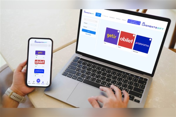 Momento’dan 3 yeni iş birliği: Getir, Obilet ve Pazarama da artık Momento Gift’te!