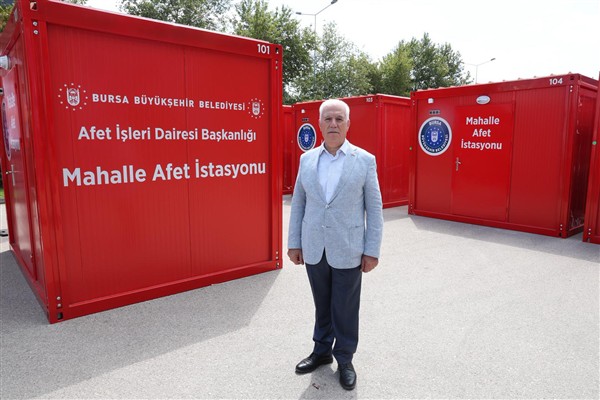 Bursa’da Mahalle Afet İstasyonları hizmete alındı