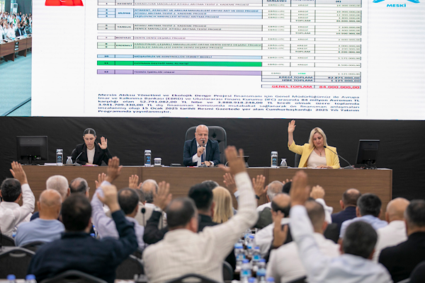 Mersin’de Olağanüstü Meclis ve MESKİ Genel Kurul Toplantısı yapıldı