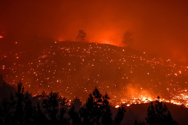Hatay’daki orman yangınlarının soğutma çalışmaları sürdürülüyor