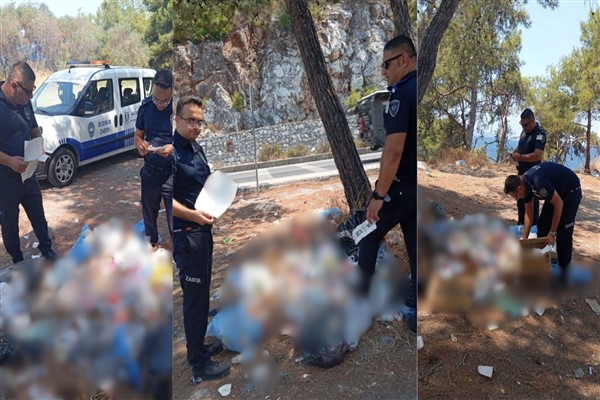 Zabıta ekiplerinden çevreyi kirletenlere ceza