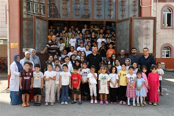 Başkan Çetinkaya’dan yaz Kur’an kurslarına ziyaret